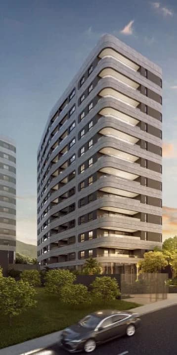 Fachada do Acervo Apartments