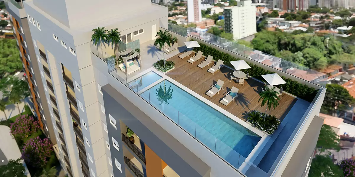 Rooftop piscina